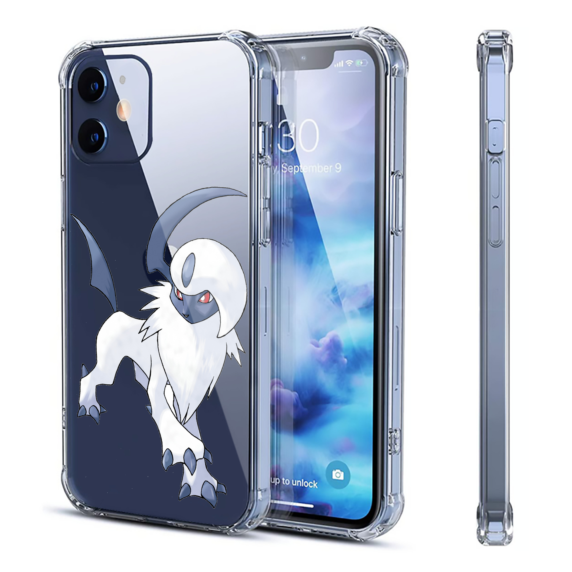 （画像用） ポケットモンスター Pokémon 【iPhone 12シリーズ対応】透明スマホケース（クリアソフトケース）